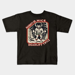 Krampus deadlift Kids T-Shirt